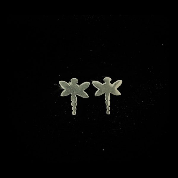 Aretes de plata libélulas