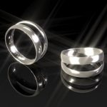 Anillo de plata aro doble