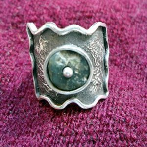 Anillo de Plata y jade
