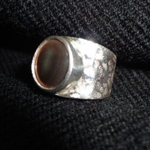 Anillo de Plata y nácar