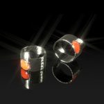 Anillo de Plata y spondylus rojo.