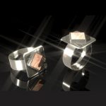 Anillo de Plata con cuarzo rosa.