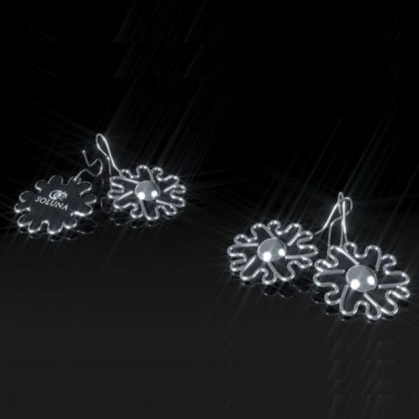 Aretes de Plata Flor