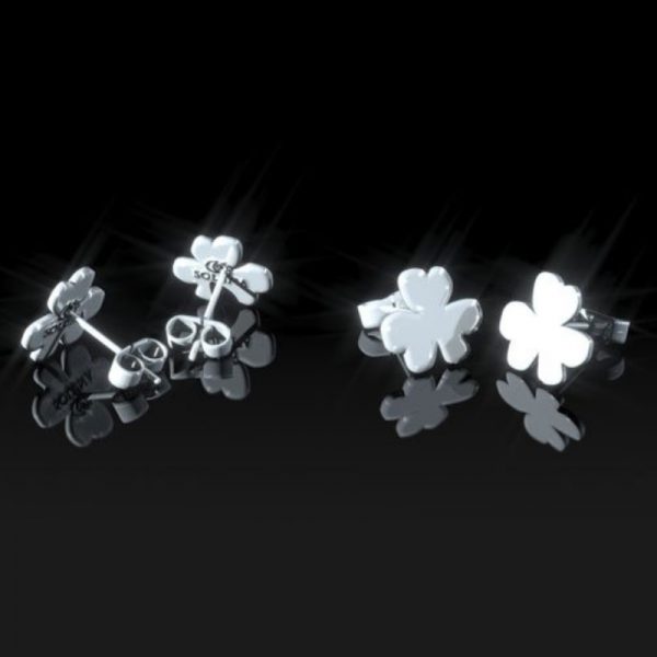 Topos de Plata calados trébol