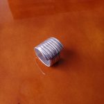 Anillo de Plata Rallado