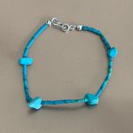 “BabyBlue” Turquoise bracelet  and 999 silver
