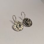 "Luna llena" Aretes de plata 999