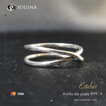 "Estelar" Anillo de plata 999
