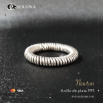"Newton" Anillo de plata 999